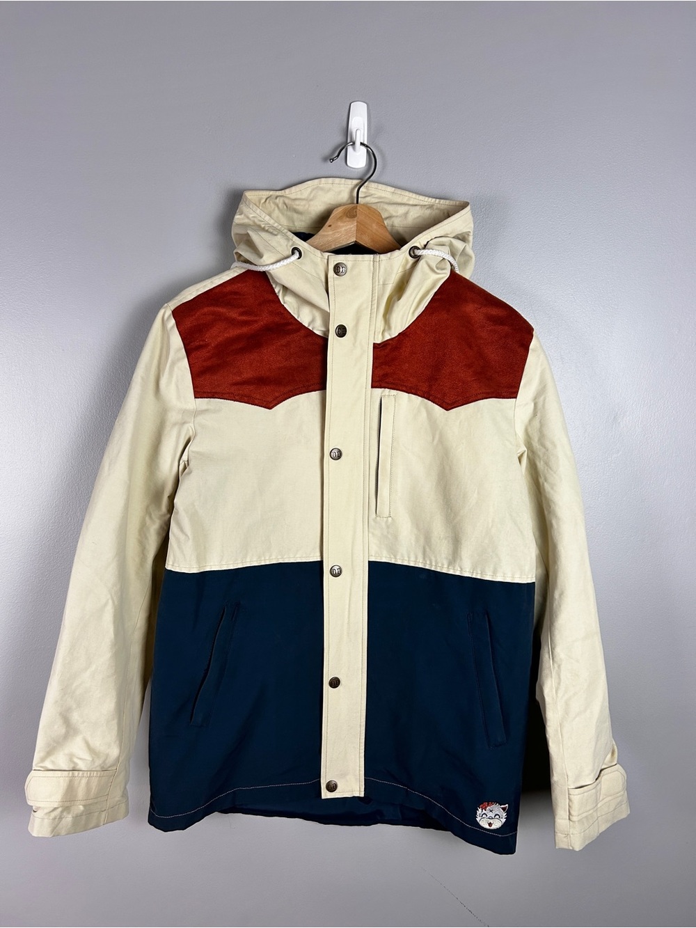 DROP DEAD Alaska Jacket Men's Medium Anorak Cotton Nylon Casual Streetwear
